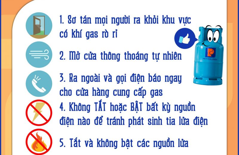 hương dan rò rỉ gas