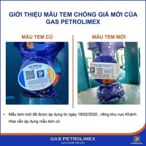 Dấu hiệu nhận biết tem chống giả mẫu mới của gas Petrolimex