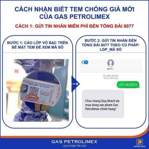 Dấu hiệu nhận biết tem chống giả mẫu mới của gas Petrolimex